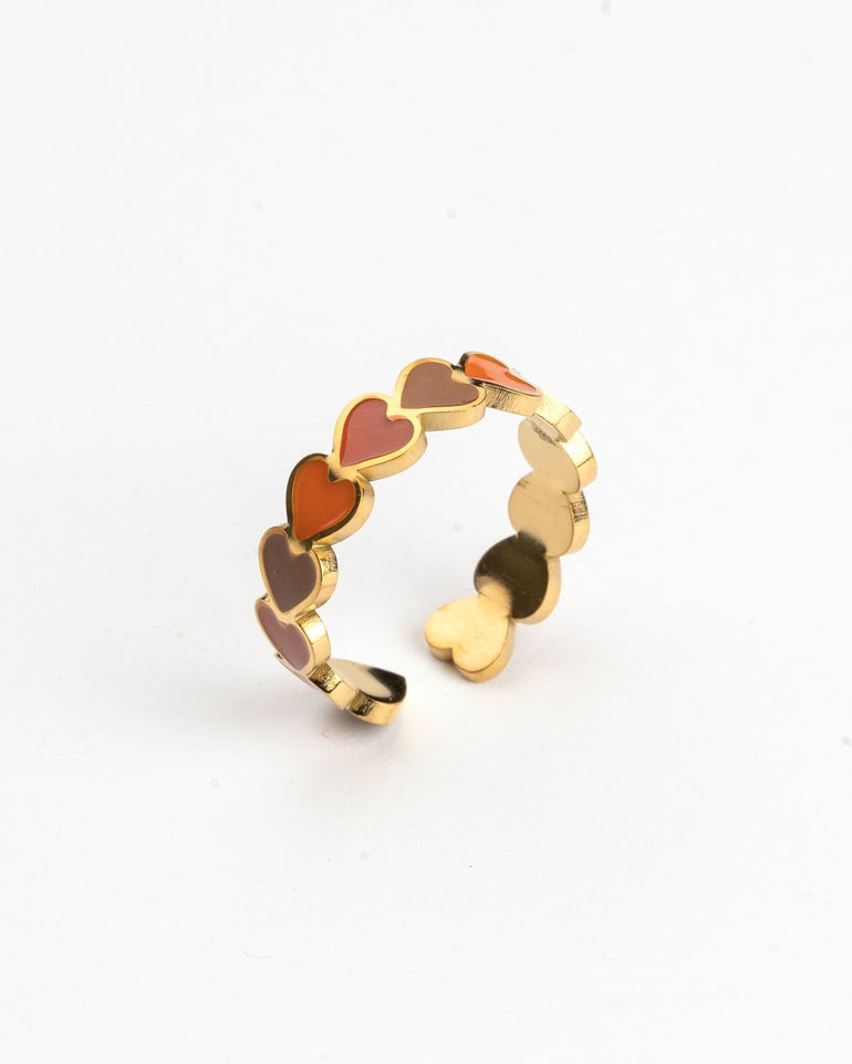 Anillos - Anillo golden hearts - Everyday jewels to inspire | TAGSS
