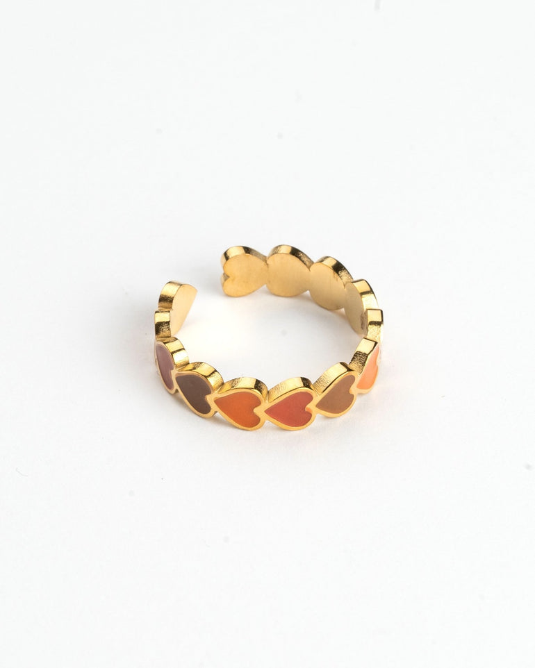 Anillos - Anillo golden hearts - Everyday jewels to inspire | TAGSS