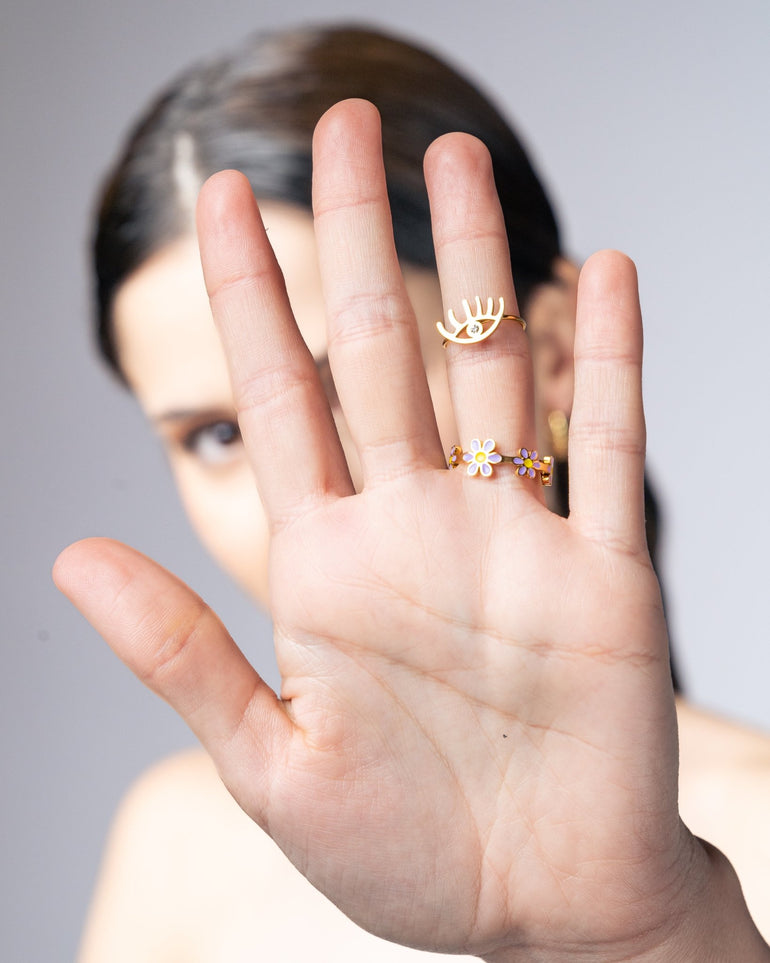 Anillos - Anillo purple flowers - Everyday jewels to inspire | TAGSS