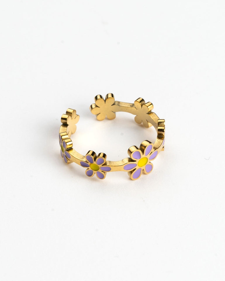 Anillos - Anillo purple flowers - Everyday jewels to inspire | TAGSS