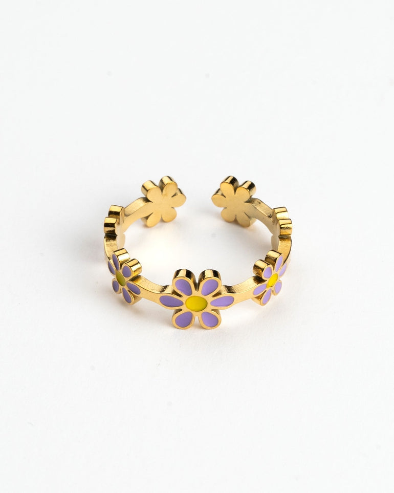 Anillos - Anillo purple flowers - Everyday jewels to inspire | TAGSS