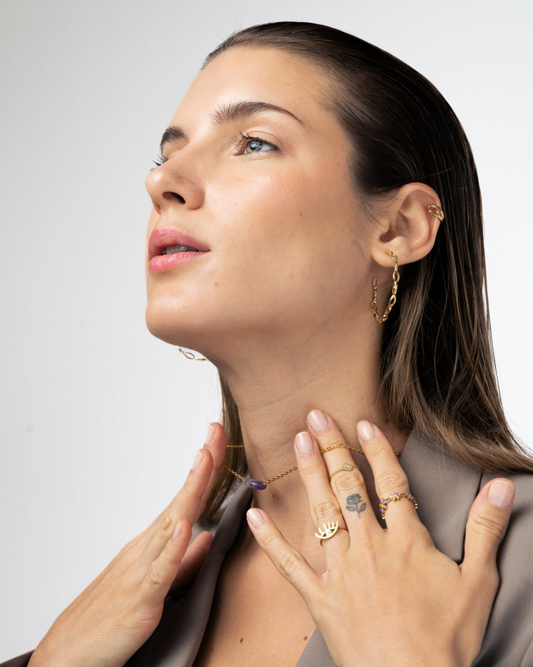 Collares - Collar natural stone purple - Everyday jewels to inspire | TAGSS