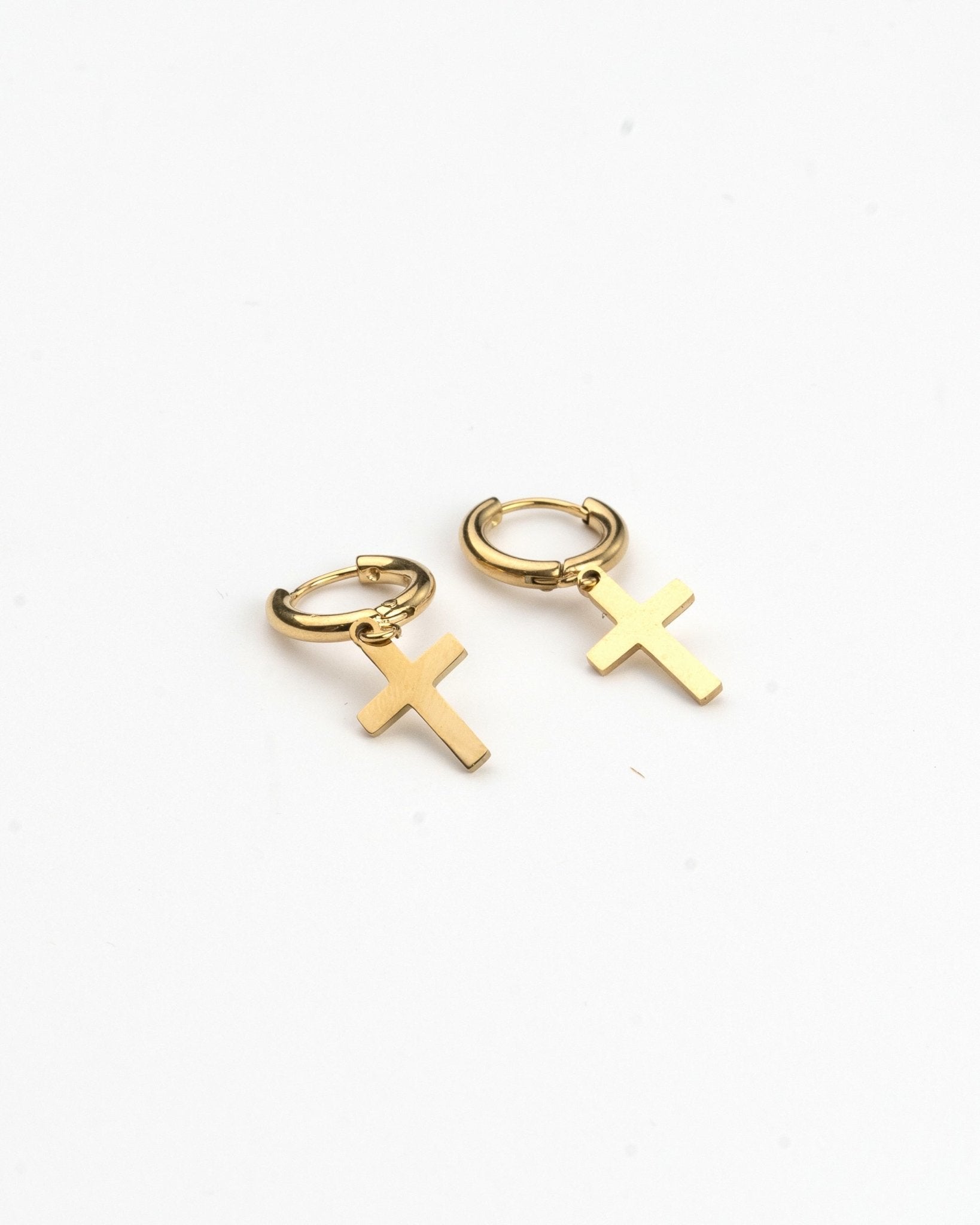 Pendientes - Pendientes golden cruz - Everyday jewels to inspire | TAGSS