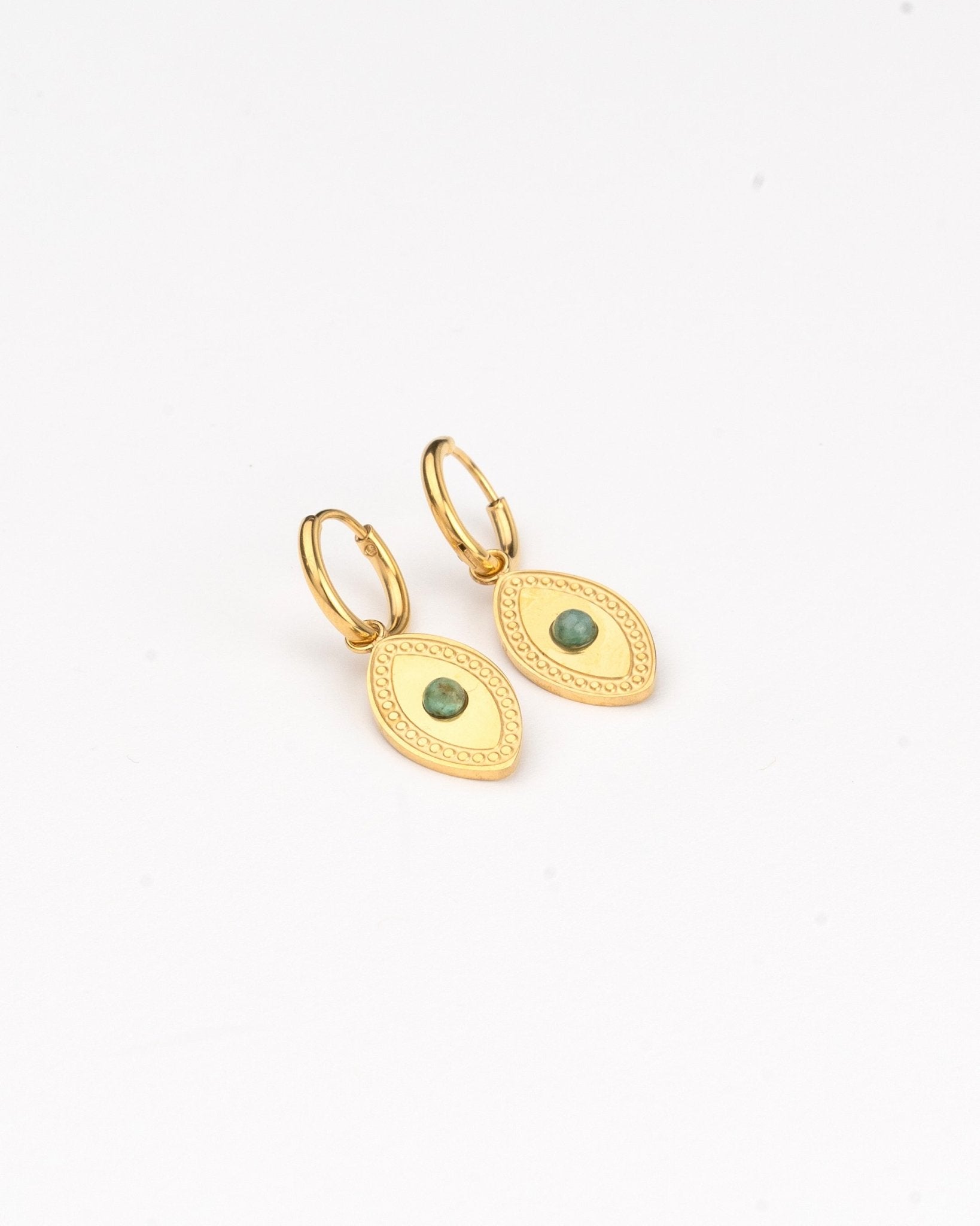 Pendientes - Pendientes golden eye hoops - Everyday jewels to inspire | TAGSS