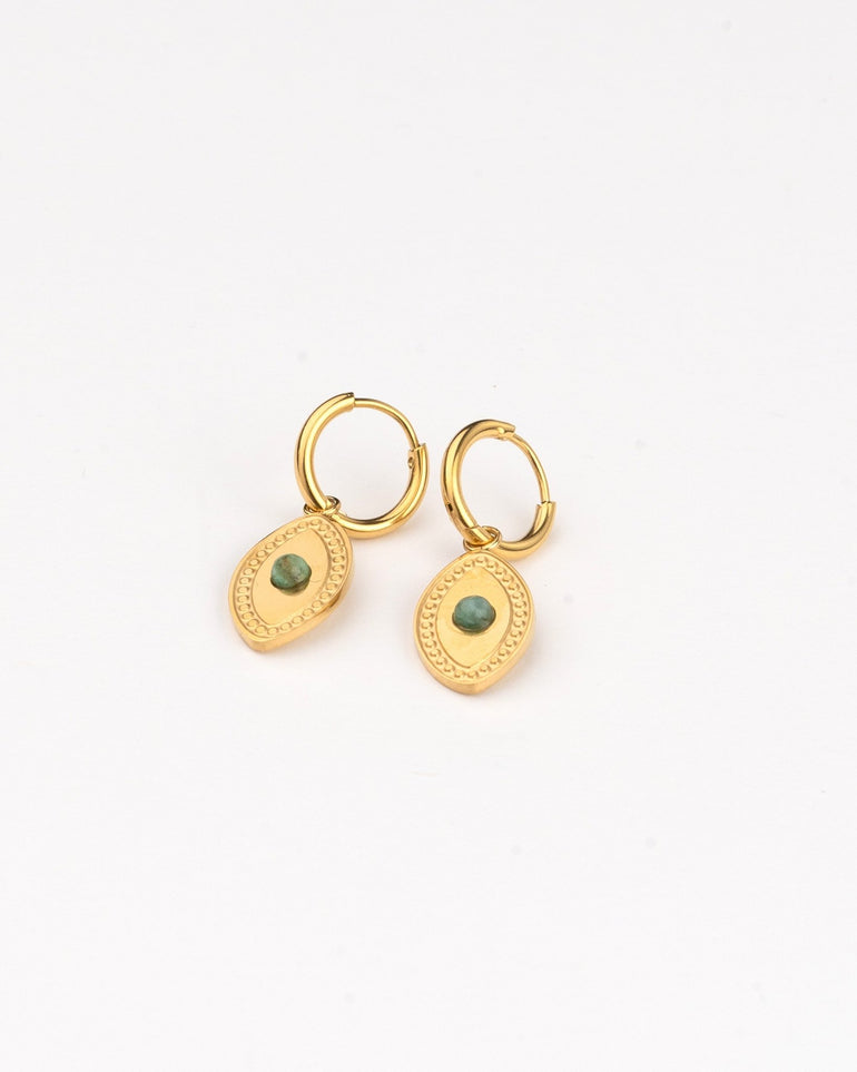 Pendientes - Pendientes golden eye hoops - Everyday jewels to inspire | TAGSS