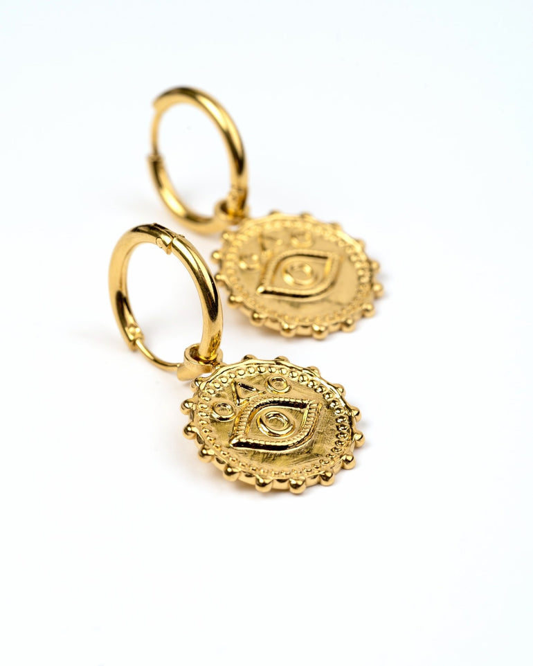 Pendientes - Pendientes golden eye - Everyday jewels to inspire | TAGSS