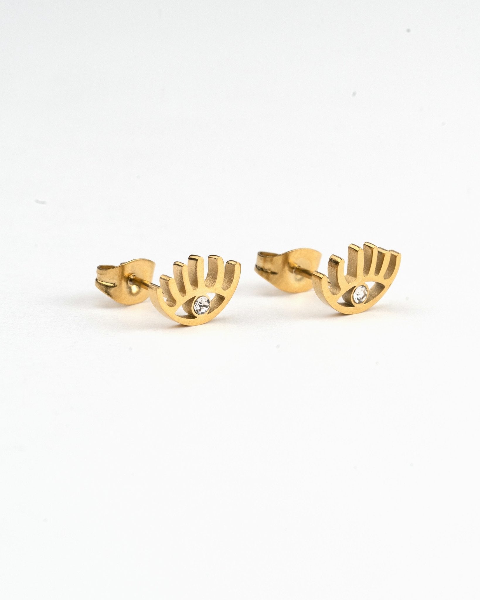 Pendientes - Pendientes golden eye stud - Everyday jewels to inspire | TAGSS