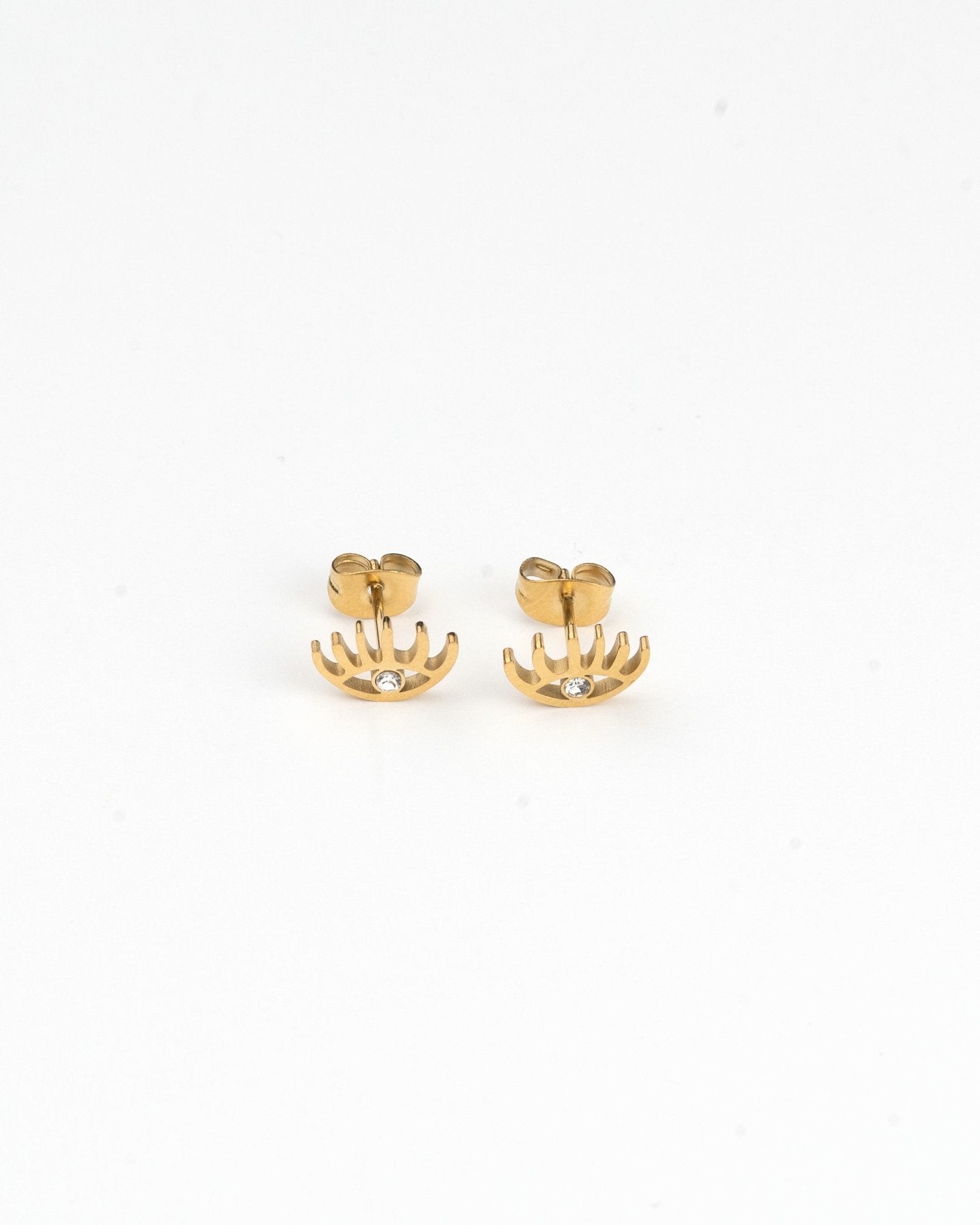 Pendientes - Pendientes golden eye stud - Everyday jewels to inspire | TAGSS