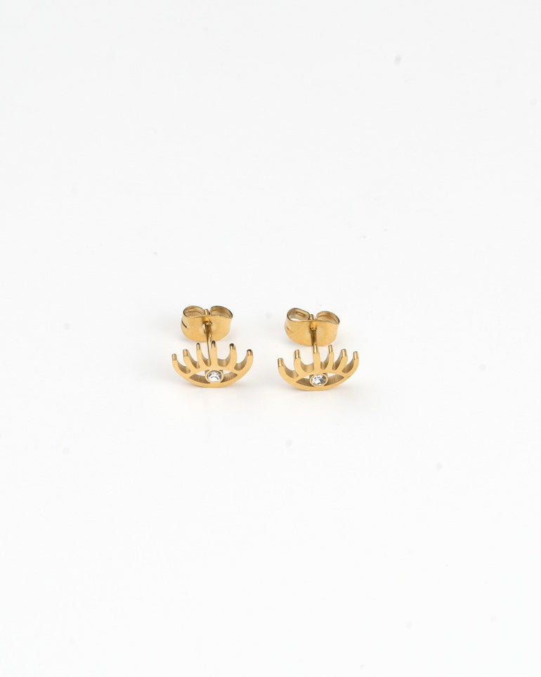 Pendientes - Pendientes golden eye stud - Everyday jewels to inspire | TAGSS