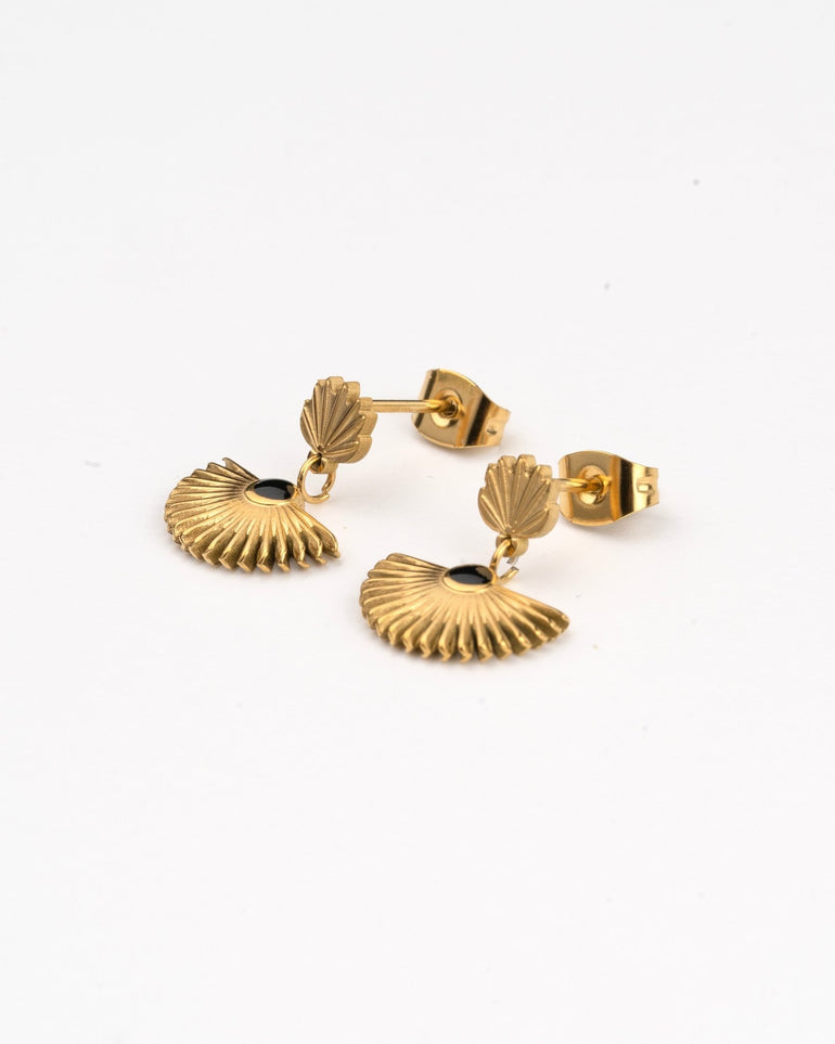Pendientes - Pendientes golden fan - Everyday jewels to inspire | TAGSS