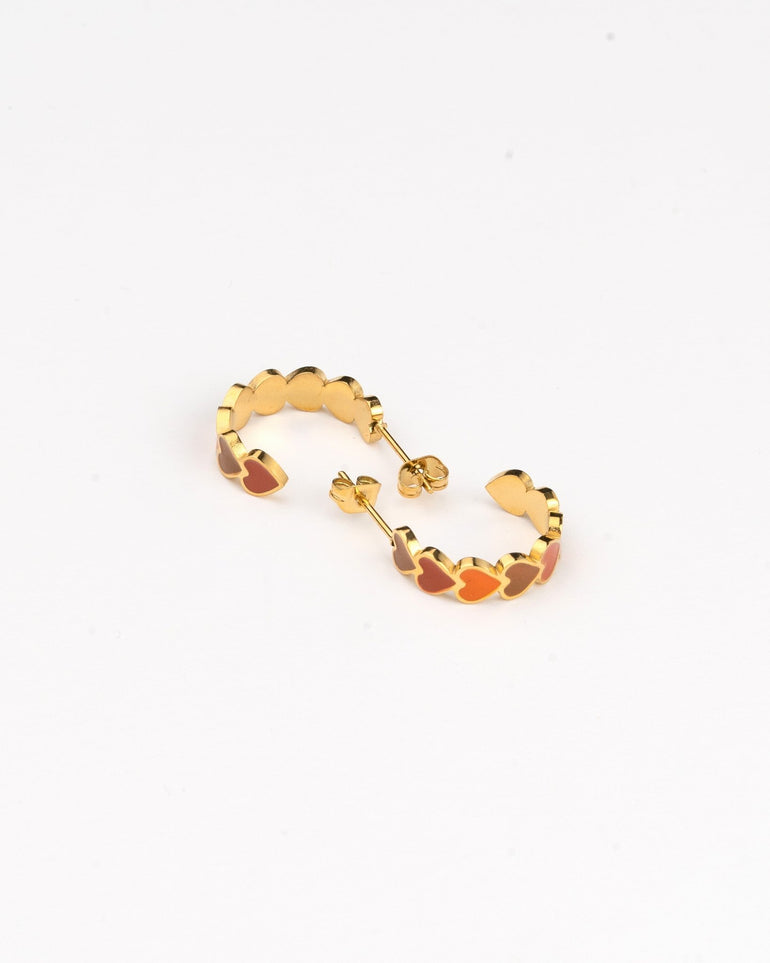 Pendientes - Pendientes golden hearts - Everyday jewels to inspire | TAGSS