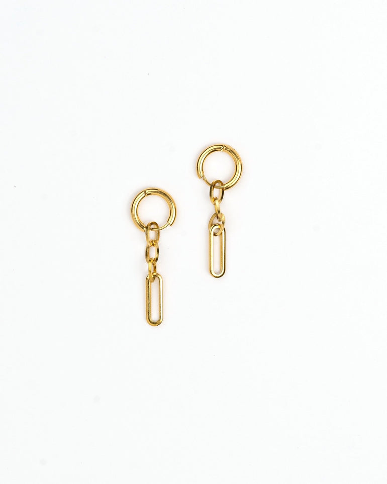Pendientes - Pendientes golden hoop chains - Everyday jewels to inspire | TAGSS