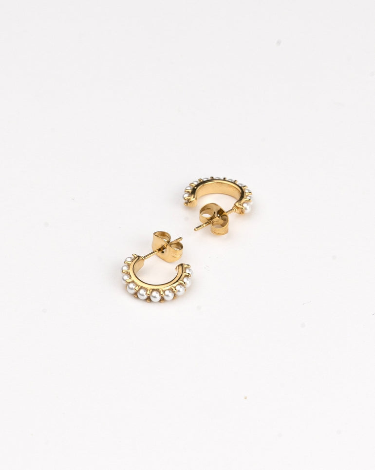 Pendientes - Pendientes golden pearls mini - Everyday jewels to inspire | TAGSS