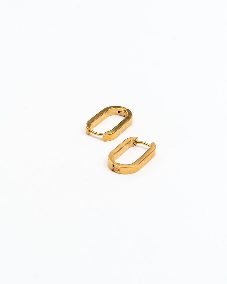 Pendientes - Pendientes golden rectangular - Everyday jewels to inspire | TAGSS