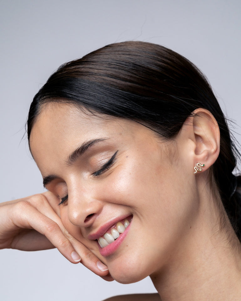 Pendientes - Pendientes golden snake - Everyday jewels to inspire | TAGSS