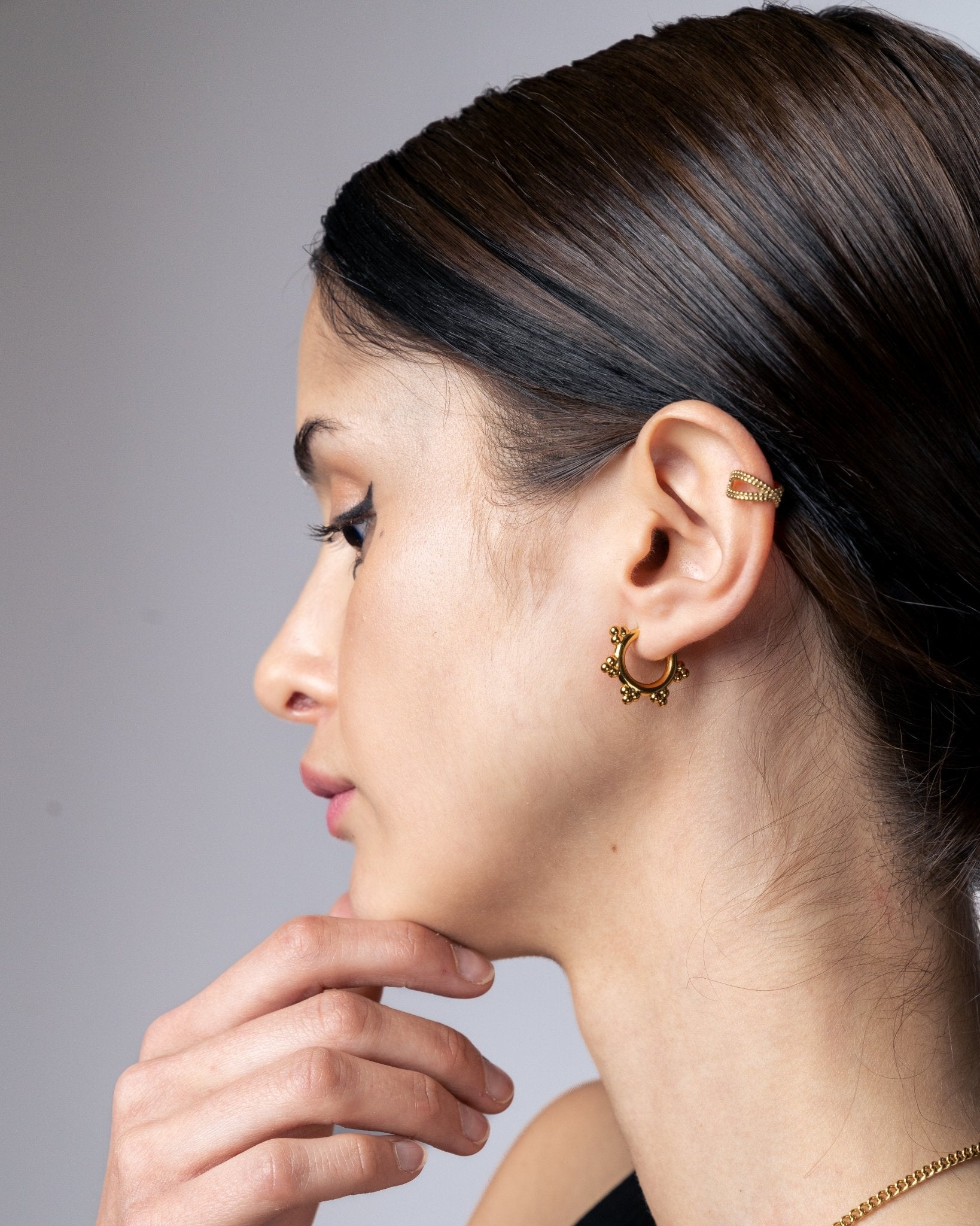 Pendientes - Pendientes golden spikes - Everyday jewels to inspire | TAGSS