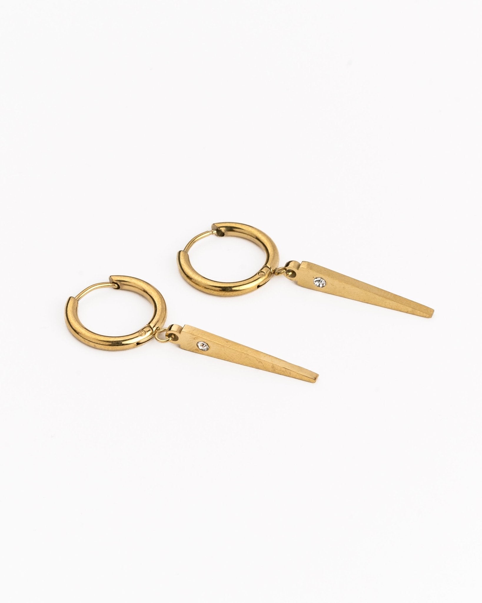 Pendientes - Pendientes golden spikes - Everyday jewels to inspire | TAGSS