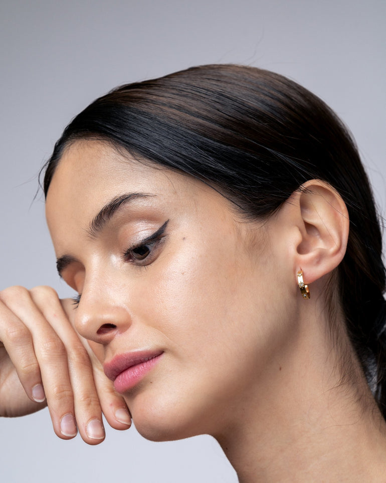 Pendientes - Pendientes golden star hoops - Everyday jewels to inspire | TAGSS