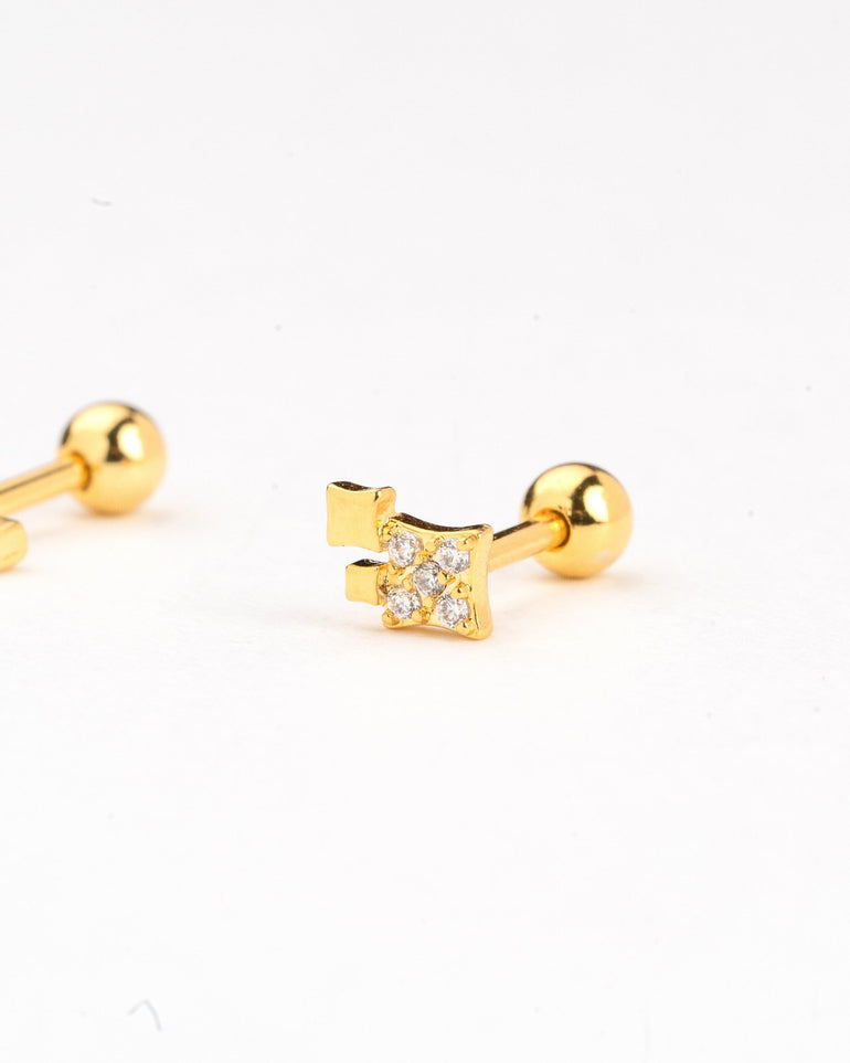 Pendientes - Piercing duo - Everyday jewels to inspire | TAGSS