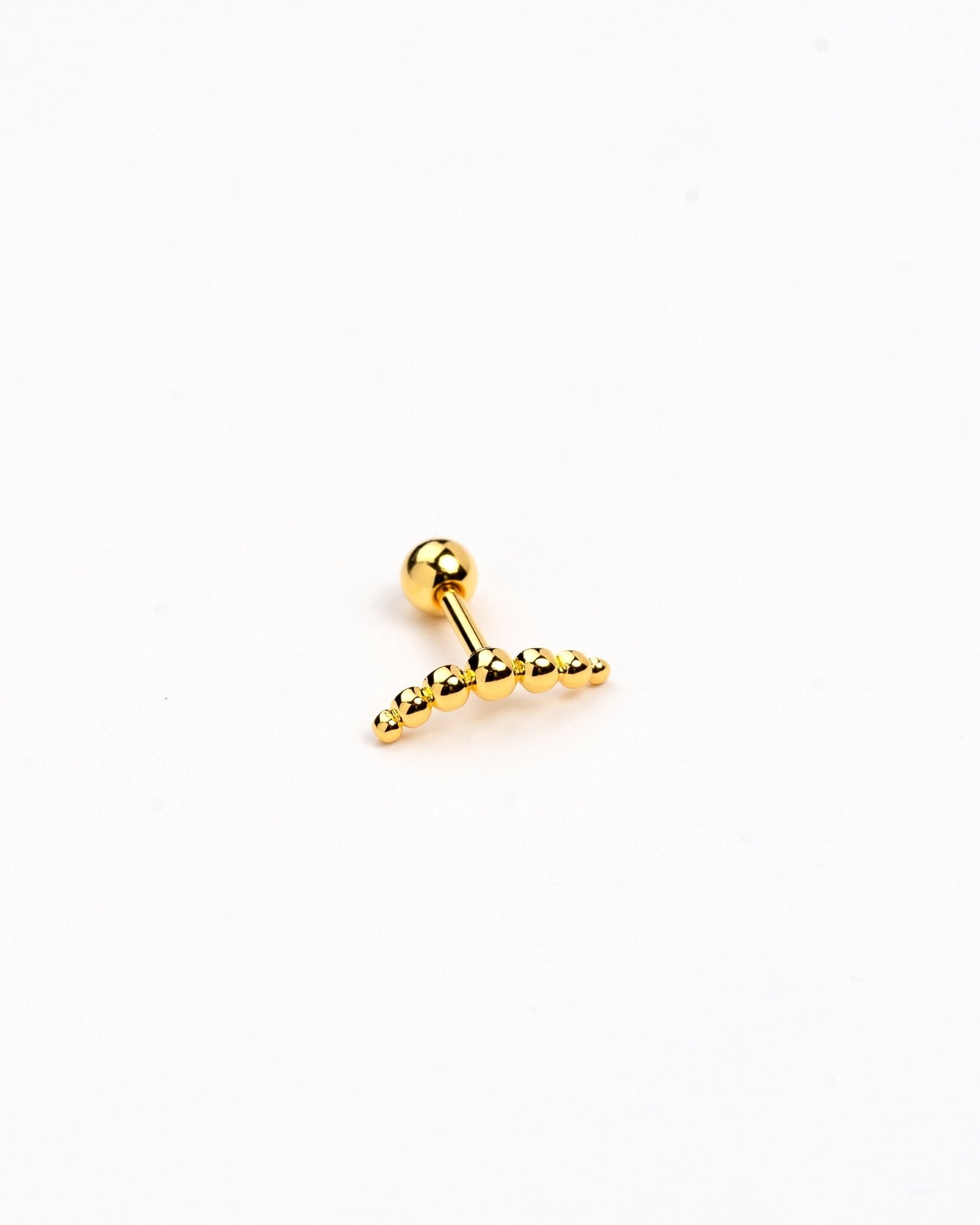 Pendientes - Piercing golden bubbles - Everyday jewels to inspire | TAGSS