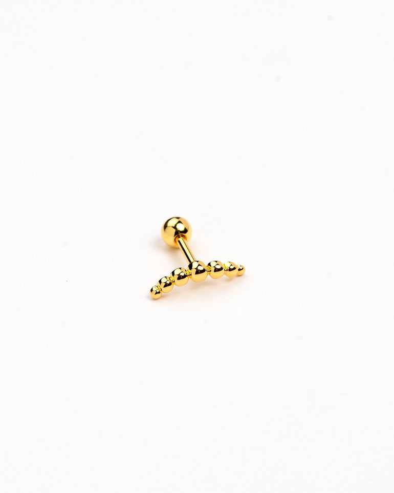 Pendientes - Piercing golden bubbles - Everyday jewels to inspire | TAGSS