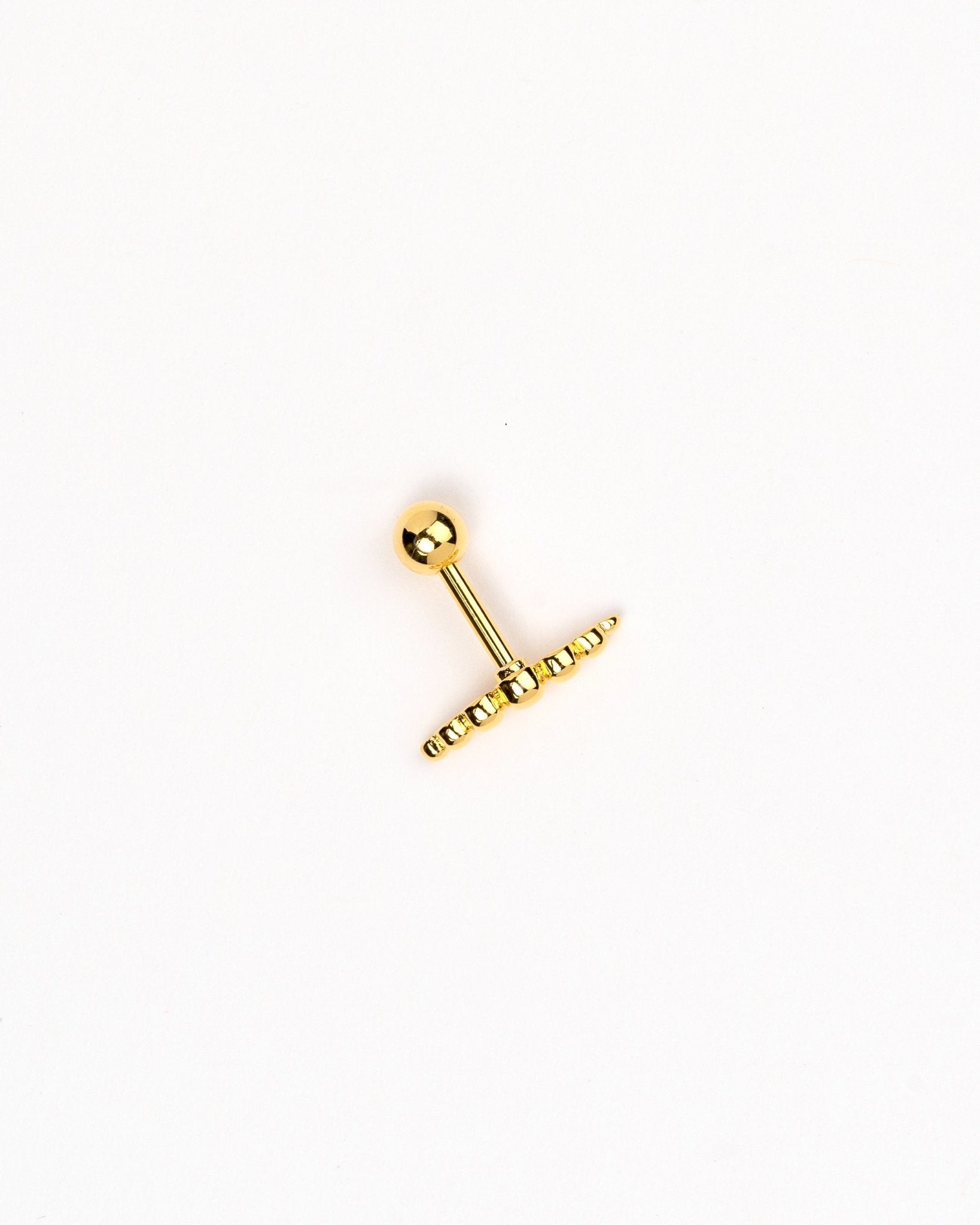 Pendientes - Piercing golden bubbles - Everyday jewels to inspire | TAGSS