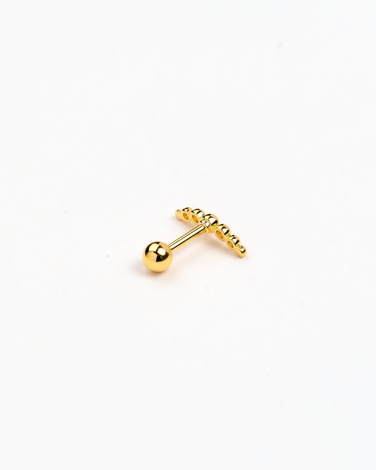 Pendientes - Piercing golden bubbles - Everyday jewels to inspire | TAGSS
