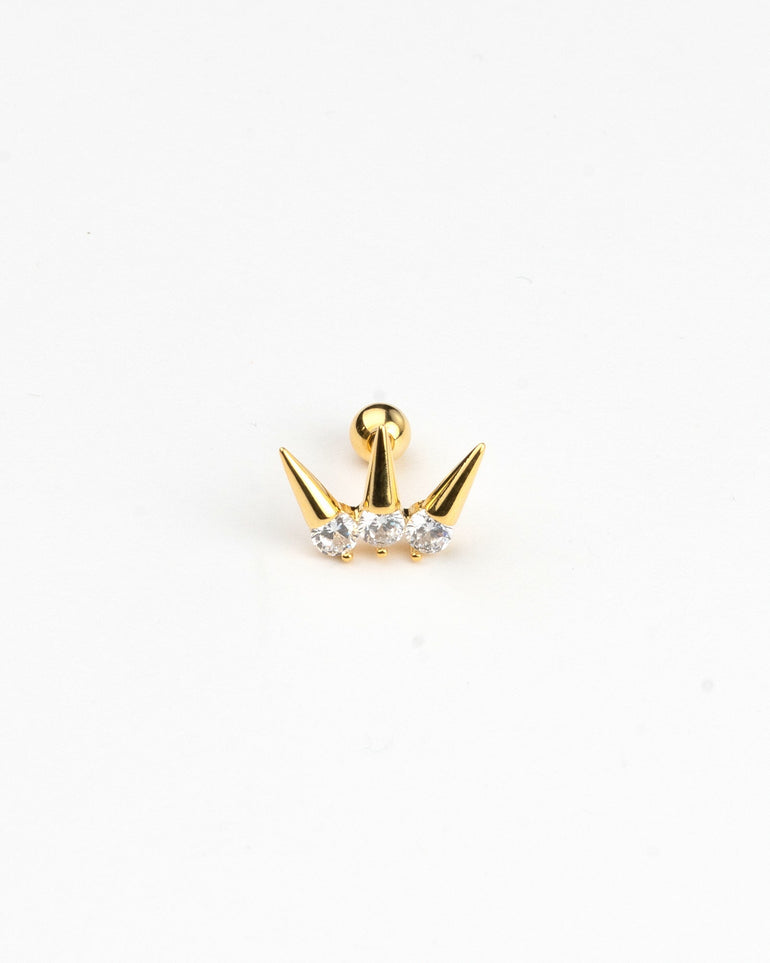 Pendientes - Piercing sparkling jags - Everyday jewels to inspire | TAGSS